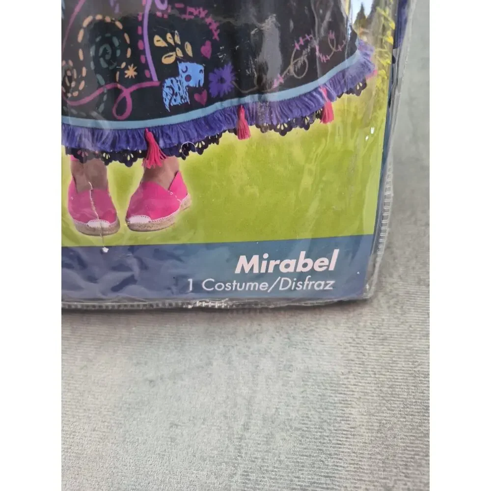 Disney Encanto Movie Child Mirabel Classic Costume Disfraz Nina Medium 8-10 - Picture 3 of 7